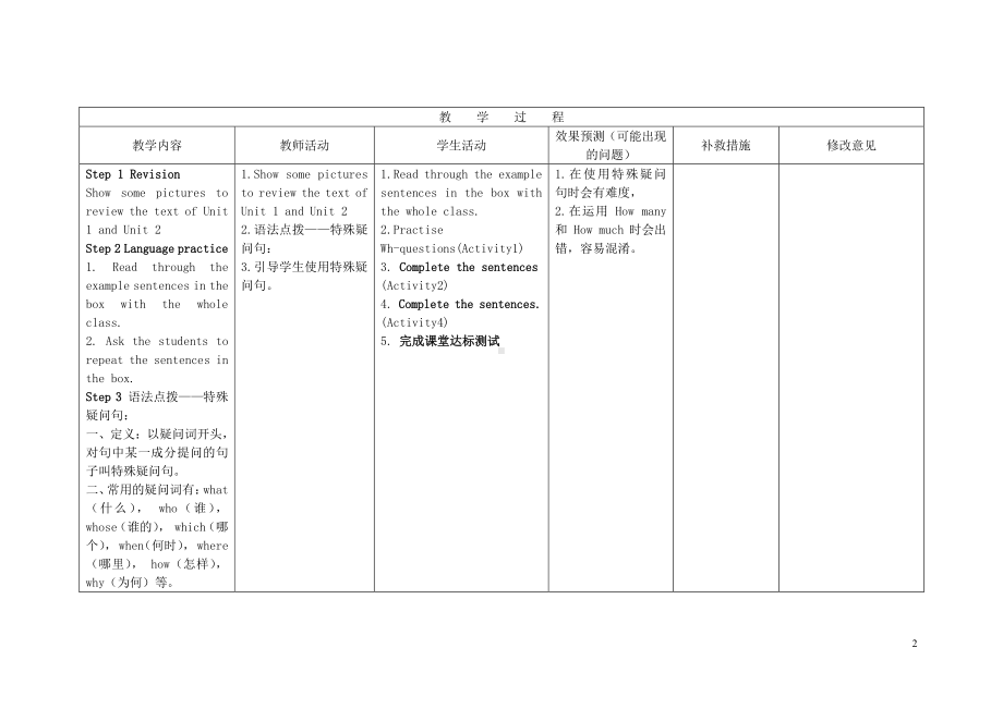 外研版七年级下册英语Module 5 Shopping Unit 3 Language in use教学设计.doc_第2页