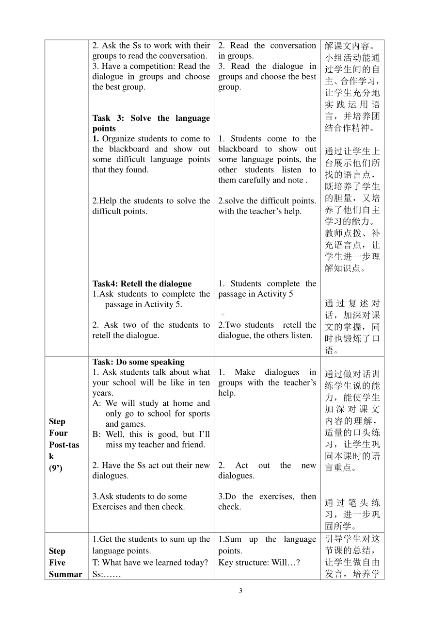 外研版七年级下册英语Module4 Unit1教案.doc_第3页