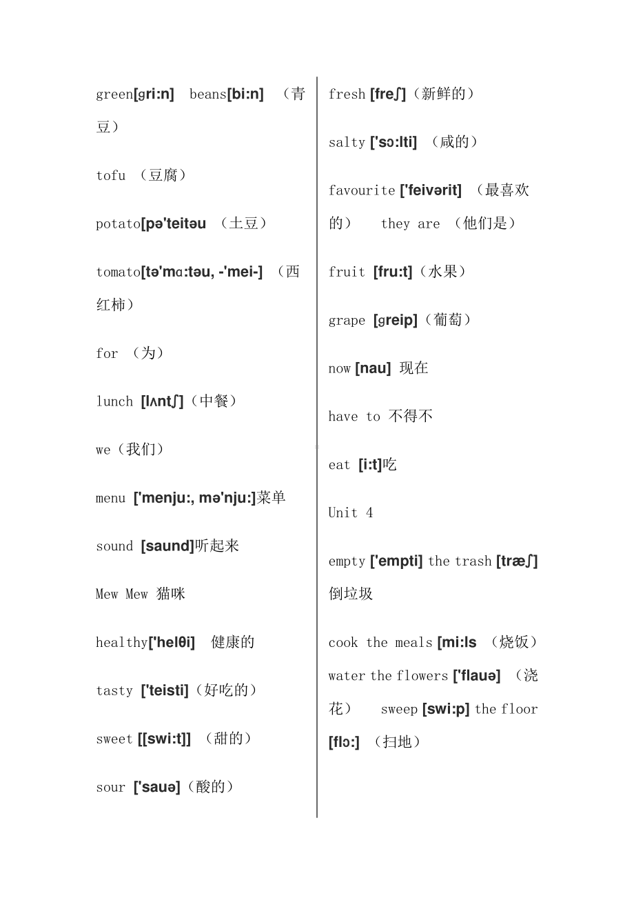 人教版小学英语五年级单词表(带有音标).doc_第3页