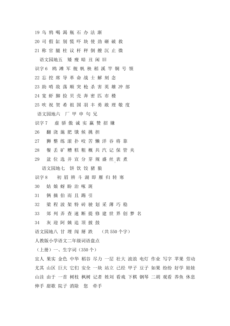 小学语文一至六年级生字词语汇总.doc_第2页