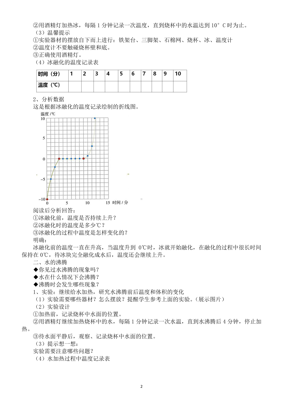 小学科学苏教版四年级下册第一单元第3课《水受热以后》教案.docx_第2页