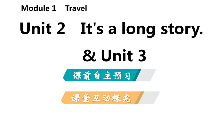 外研版九年级下册英语Module1 Unit 2　It's a long story. & Unit 3ppt课件.pptx_第2页