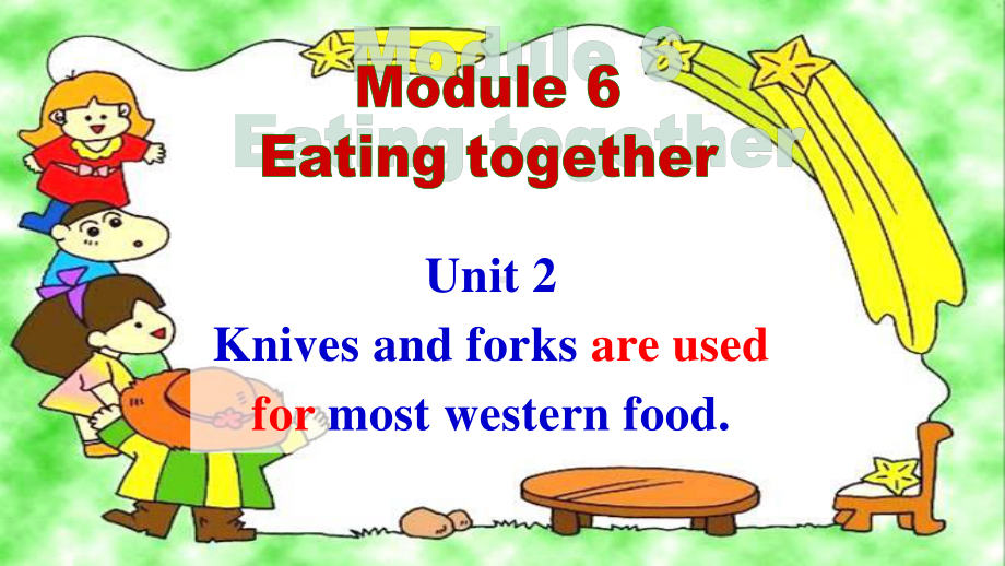 外研版九年级下册英语Module 6 Unit2Knives and forks are used for most western foodppt课件.pptx_第3页