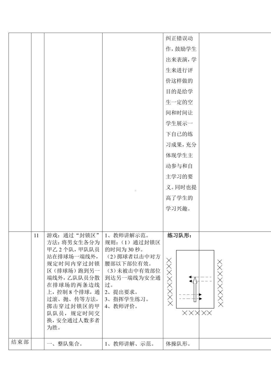 2020—2021学年人教版七年级体育全一册-第5章排球-排球正面双手垫球教案.doc_第3页