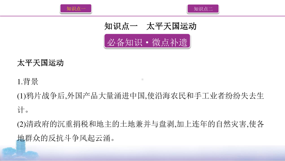 2022届人民版（老高考）一轮复习历史讲义：专题2 近代中国反侵略、求民主的潮流第4讲　太平天国运动与辛亥革命.pptx_第3页