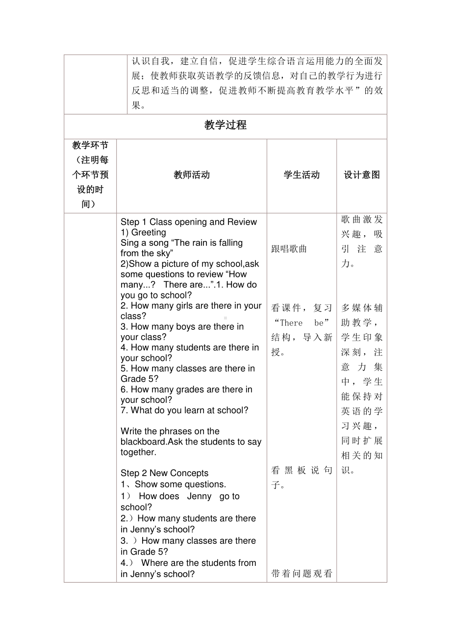 冀教版（一起）四下-Unit 4 Countries We Know-Lesson 19 A Map of the World-教案、教学设计--(配套课件编号：a082c).doc_第2页