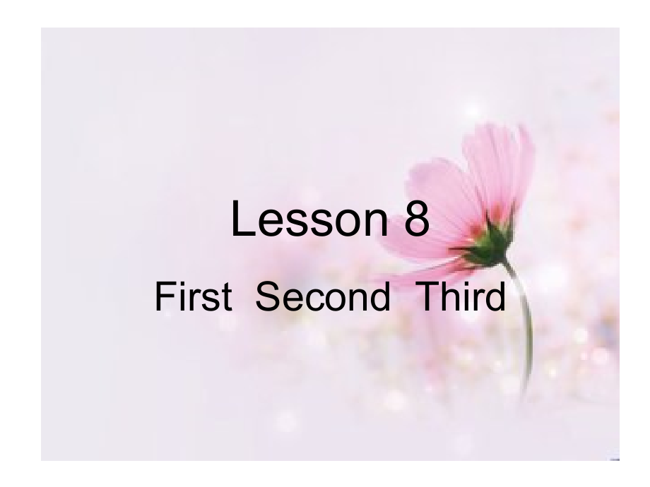 冀教版（一起）四下-Unit 1 Days and Months-Lesson 1 First, Second, Third-ppt课件-(含教案)--(编号：101de).zip