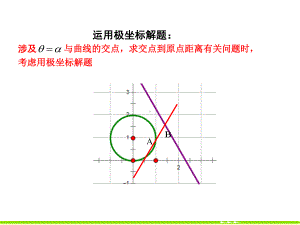 极坐标与参数方程1 运用极坐标解题.ppt