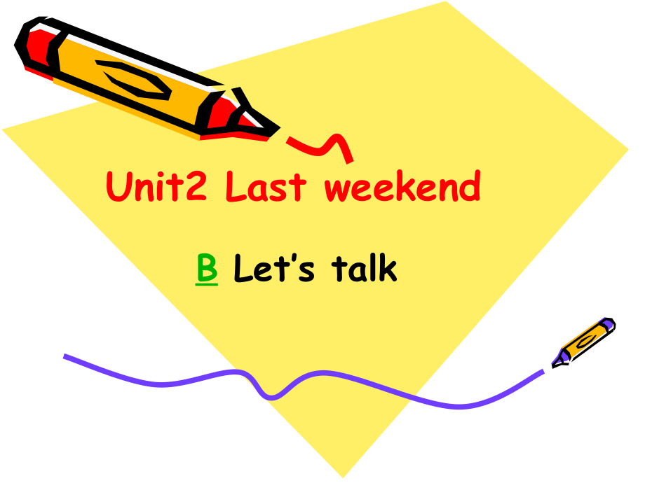 六年级英语下册课件：Unit 2 Last weekend Part B Let’s talk人教PEP版.zip