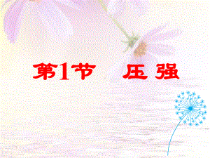 新人教版八年级下物理课件-第九章 第1节 压强.ppt