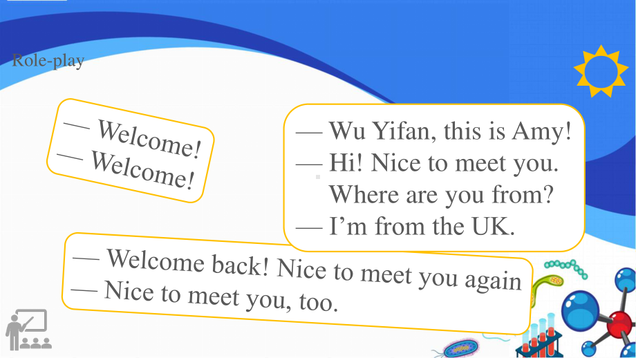 人教英语PEP三年级下册：Unit 1 Welcome back to school!Part C Story time课件.pptx_第2页