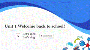 人教英语PEP三年级下册：Unit 1 Welcome back to school!Part A Let’s spell课件.pptx