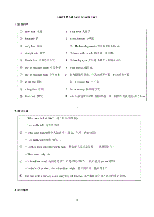 人教版七年级下册英语Unit 9 知识点语法归纳总结.docx