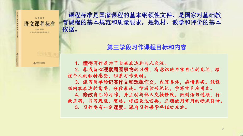 部编(统编)版语文六下第一单元习作教材解读和教学目标.pptx_第2页