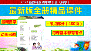 2021最新版教科版《科学》四年级下册全册PPT课件+考点部分（完整精品动画已调）.pptx