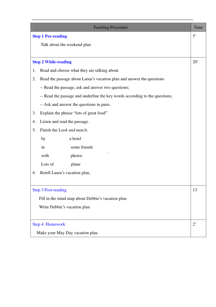 粤教版（三起）五下-Review 1-Lesson 2-教案、教学设计--(配套课件编号：c0083).doc_第2页