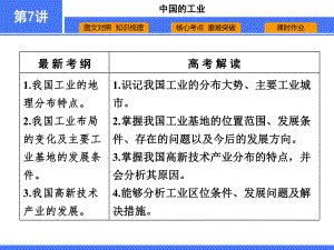 （高中地理 必修2）第7讲　中国的工业.pdf