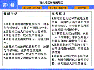 （高中地理 必修2）第10讲　西北地区和青藏地区.ppt