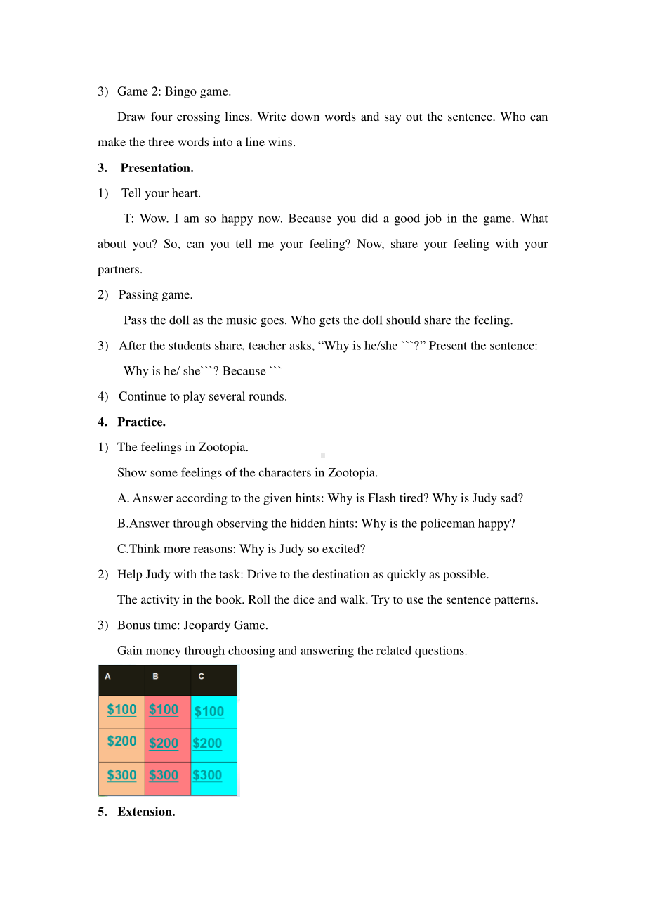 （广东）粤人版六下-Unit 4 Feeling Excited-Lesson 3-教案、教学设计--(配套课件编号：c6e03).doc_第2页