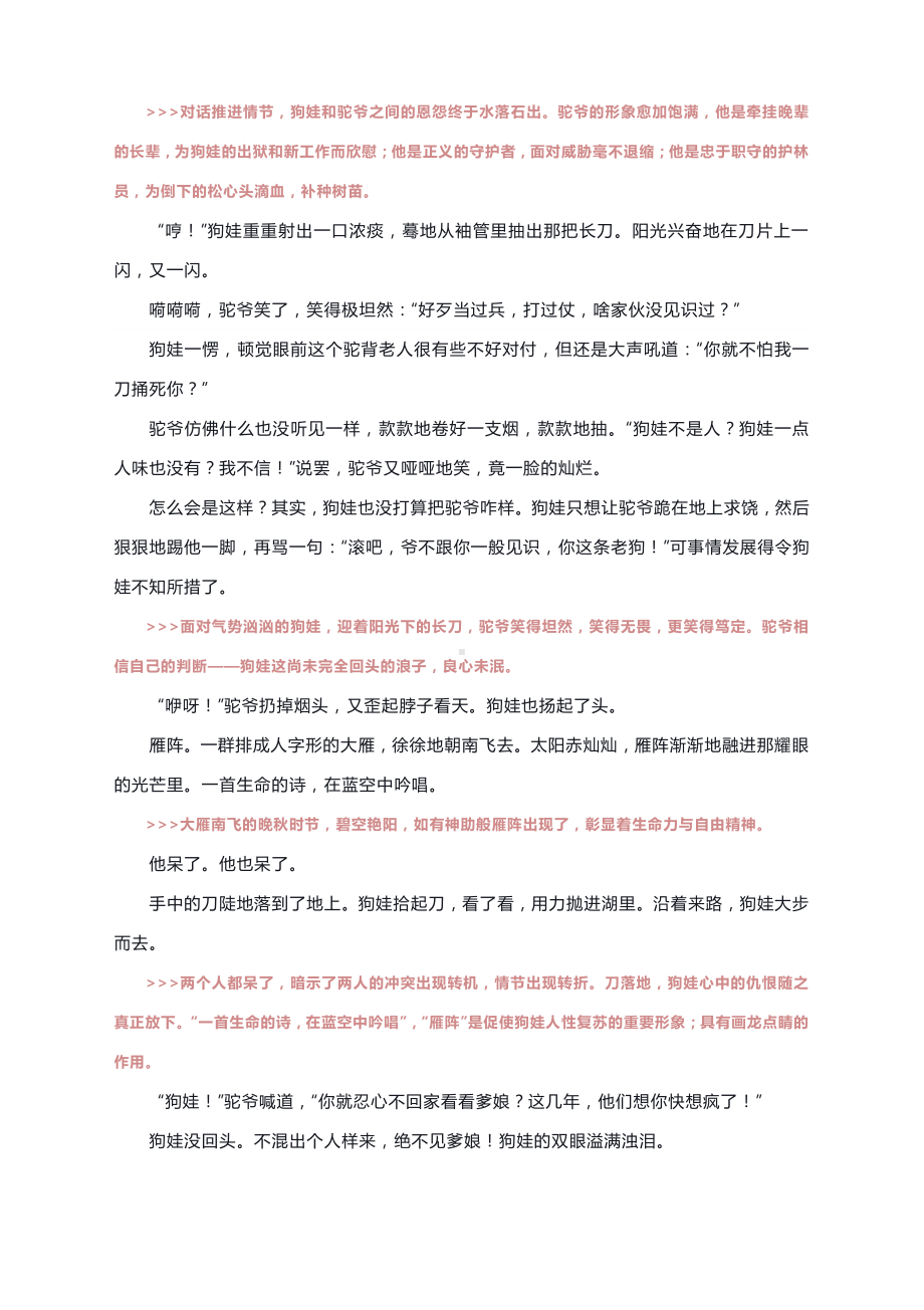 2021高考语文二轮专题复习小说精读精练：《雁阵》.docx_第2页