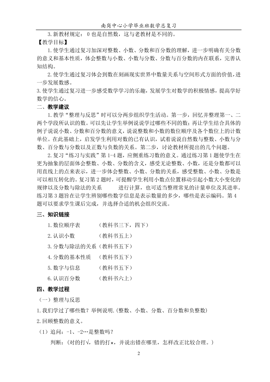 苏教版六下数学总复习30课时教学设计.doc_第2页