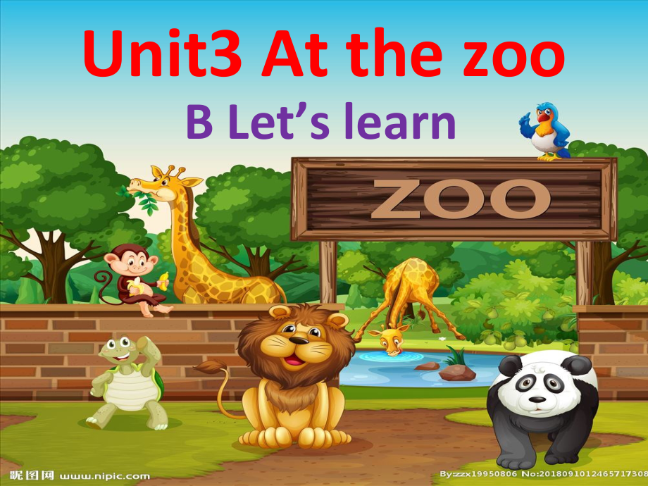 冀教版一年级下册-Unit 4 Places to Go!-Lesson 23 At the Zoo-ppt课件-(含教案+视频+素材)--(编号：00faa).zip