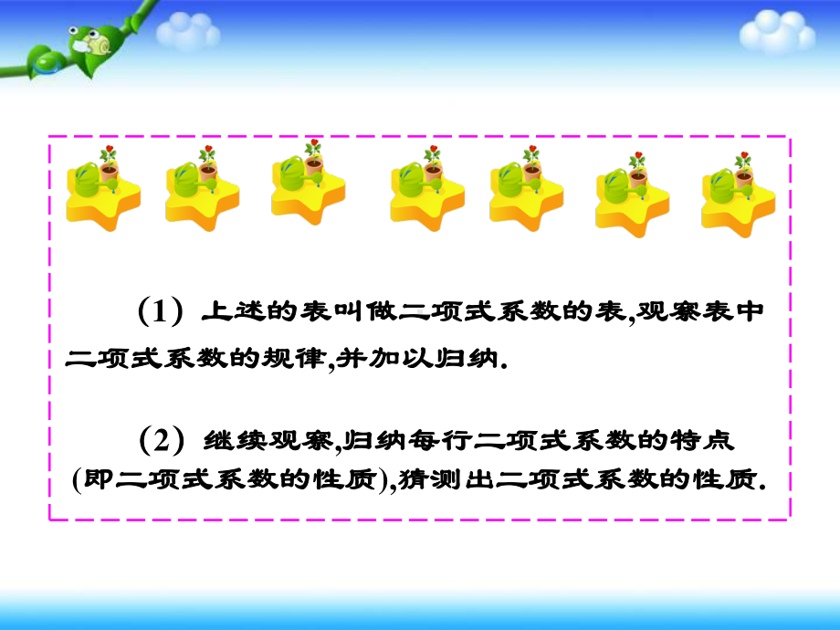 人教A版高中数学选修2-3 第一章1.3.2“杨辉三角”与二项式系数的性质ppt课件(共35张PPT).pptx_第3页