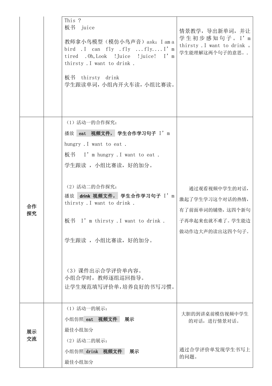 （三起）冀教版三年级下册-Unit 3 Food and Meals-Lesson 13 I’m Hungry!-教案、教学设计-市级优课-(配套课件编号：e0fe2).docx_第2页