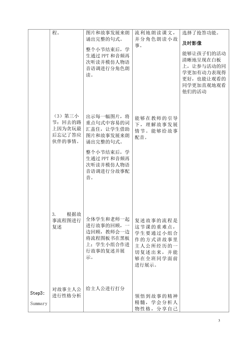 （三起）冀教版三年级下册-Unit 4 Food and Restaurants-Lesson 24 A Little Monkey-教案、教学设计-部级优课-(配套课件编号：701b5).docx_第3页