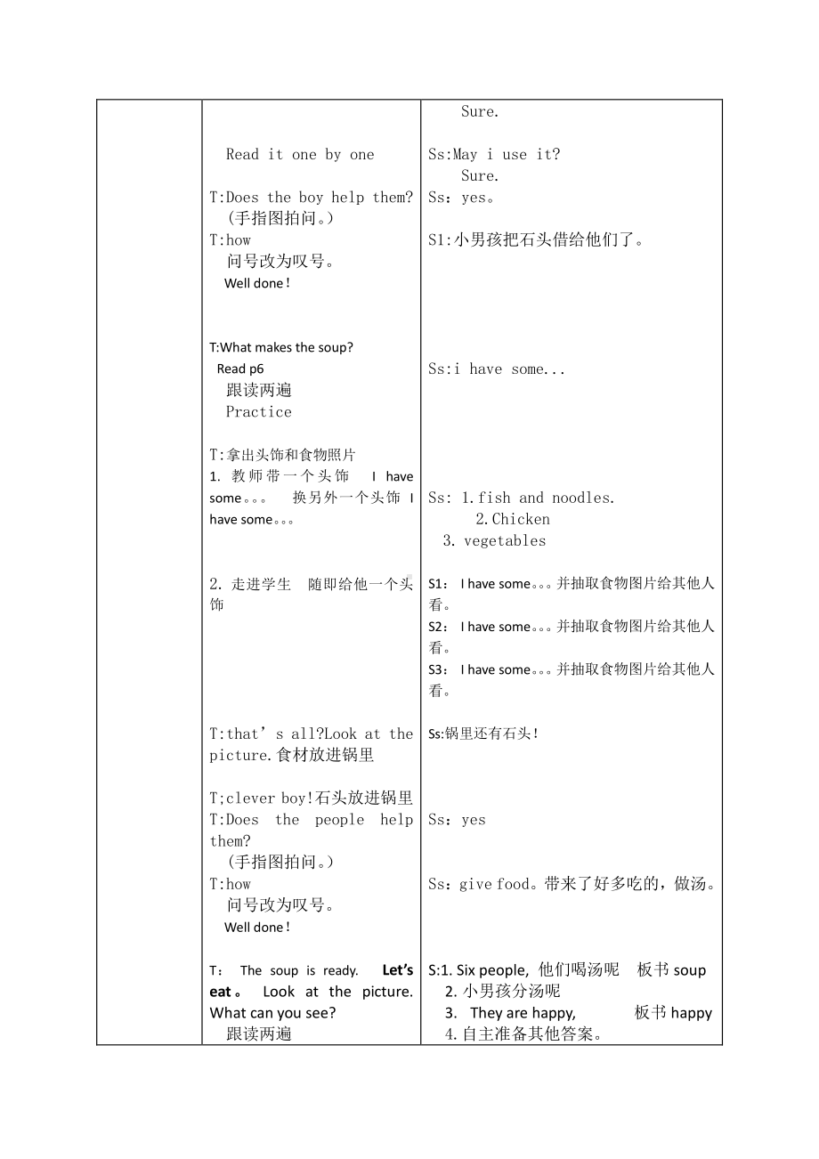 （三起）冀教版三年级下册-Unit 3 Food and Meals-Lesson 18 The Magic Stone-教案、教学设计-公开课-(配套课件编号：10065).doc_第3页