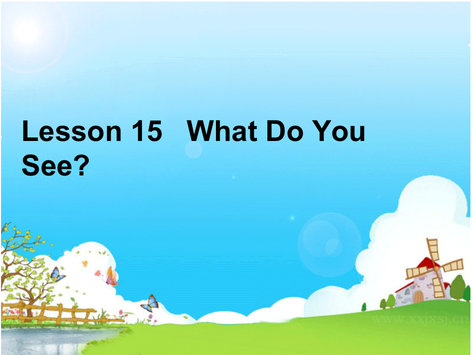 冀教版一年级下册-Unit 3 My Home-Lesson 15 What Do You See -ppt课件-(含教案)--(编号：50e93).zip