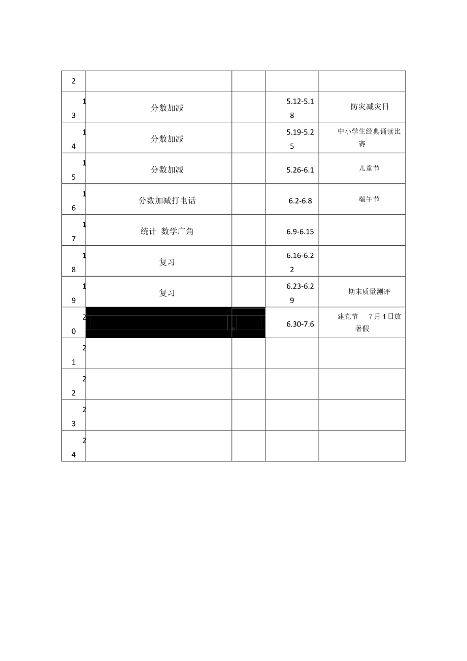 （汉川市XX乡八一中心小学）2019春教学计划 数学.docx_第3页