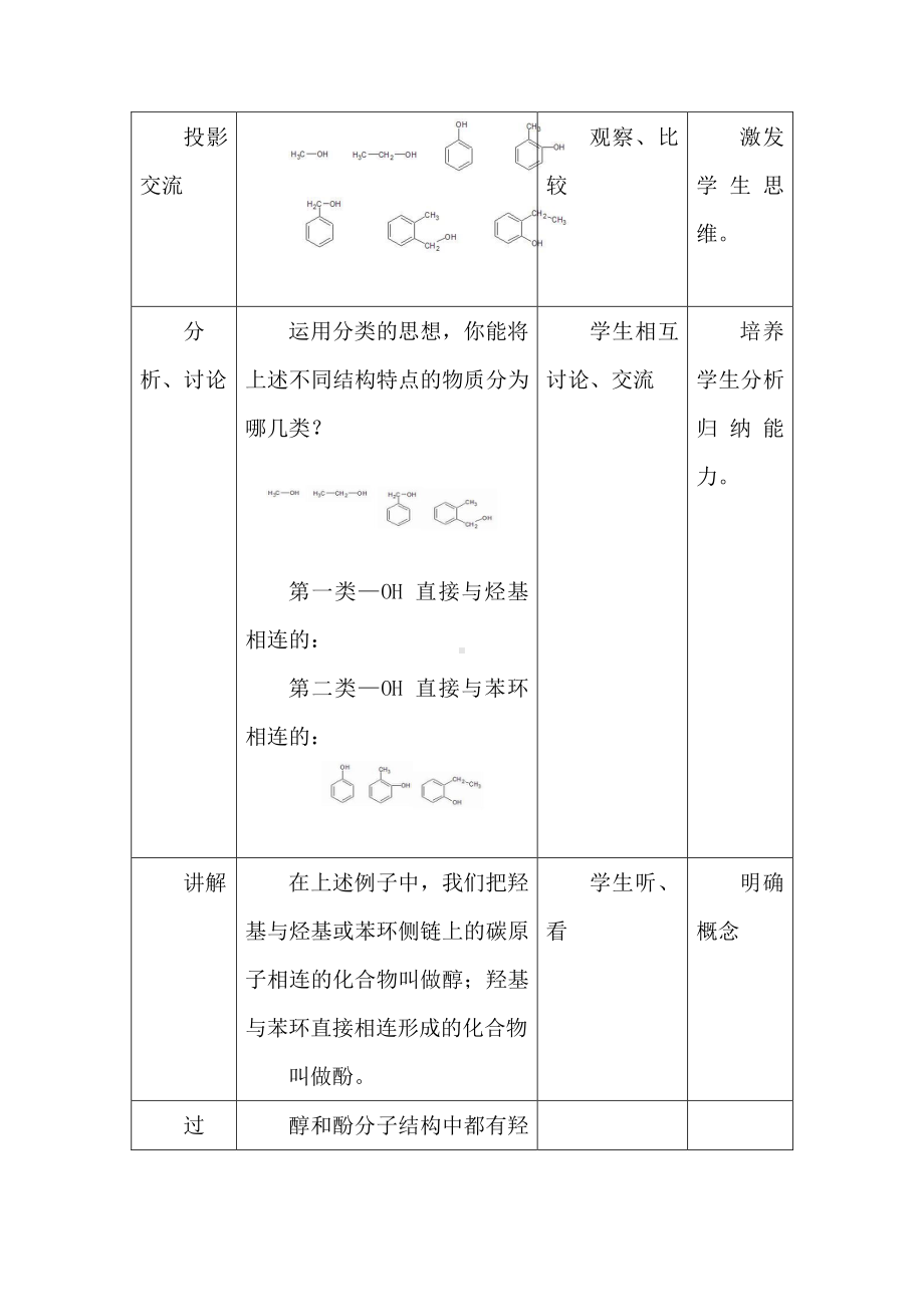 人教版高中化学 第三章 第一节 醇酚（3课时）教案 选修5.doc_第2页