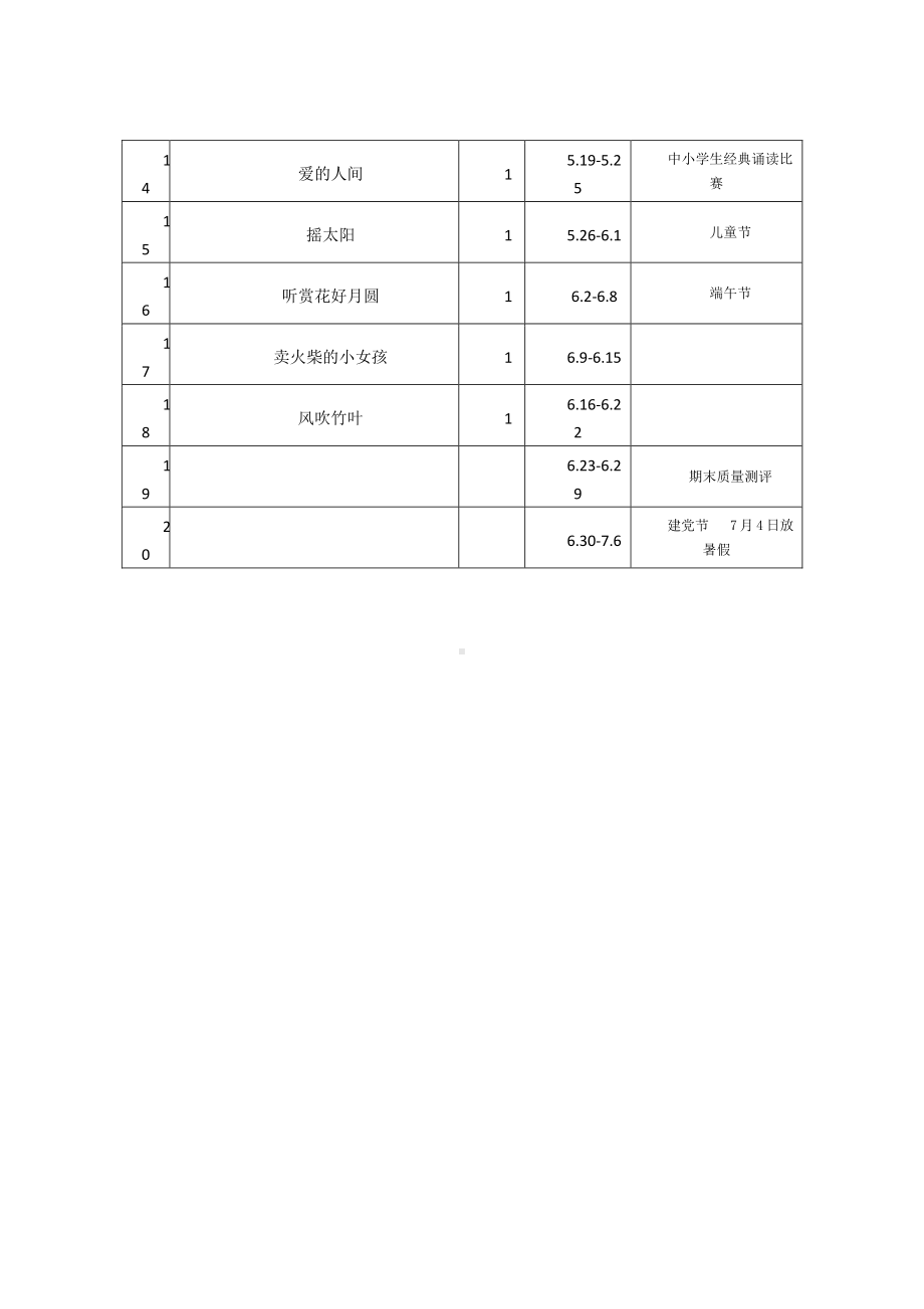 （汉川市XX乡八一中心小学）六年级（下）音乐教学计划.docx_第3页