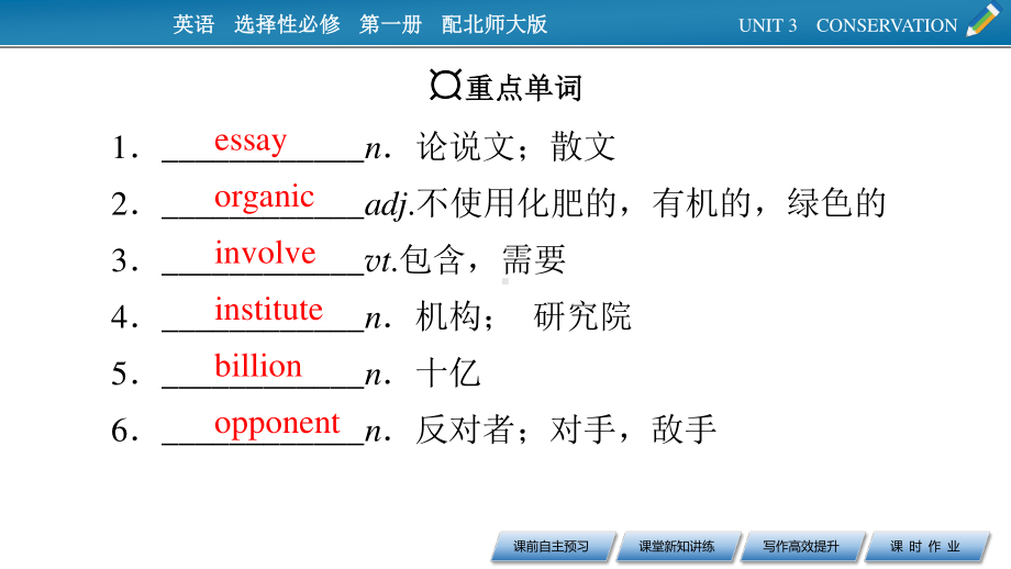 （新教材）2022版北师大英语选择性必修第一册课件：UNIT 3　CONSERVATION Period 5 Writing Workshop .pptx_第3页