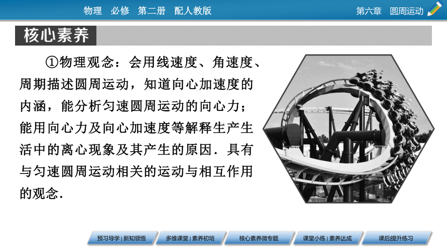 （新教材）2022版人教版物理必修第二册课件：第6章、1 圆周运动 .pptx_第2页