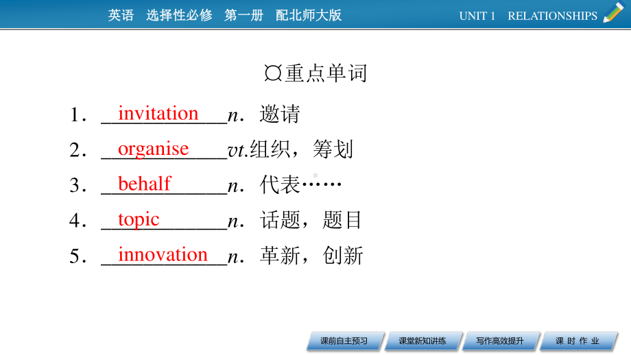 （新教材）2022版北师大英语选择性必修第一册课件：UNIT 1　RELATIONSHIPS Period 5 Writing Workshop .pptx_第3页