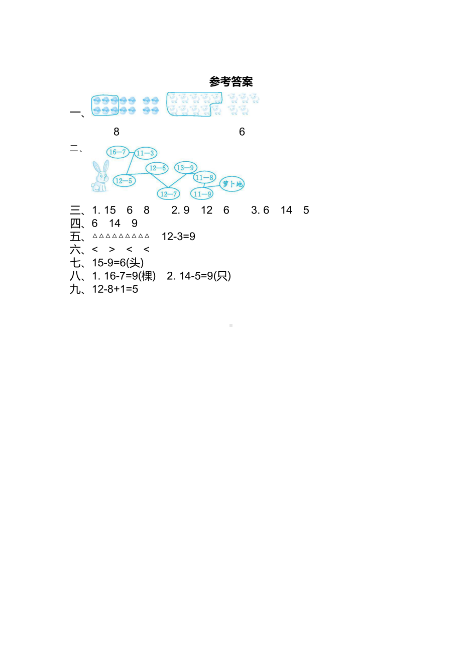 2021苏教版数学一下第1单元测试卷3（含答案）.docx_第3页