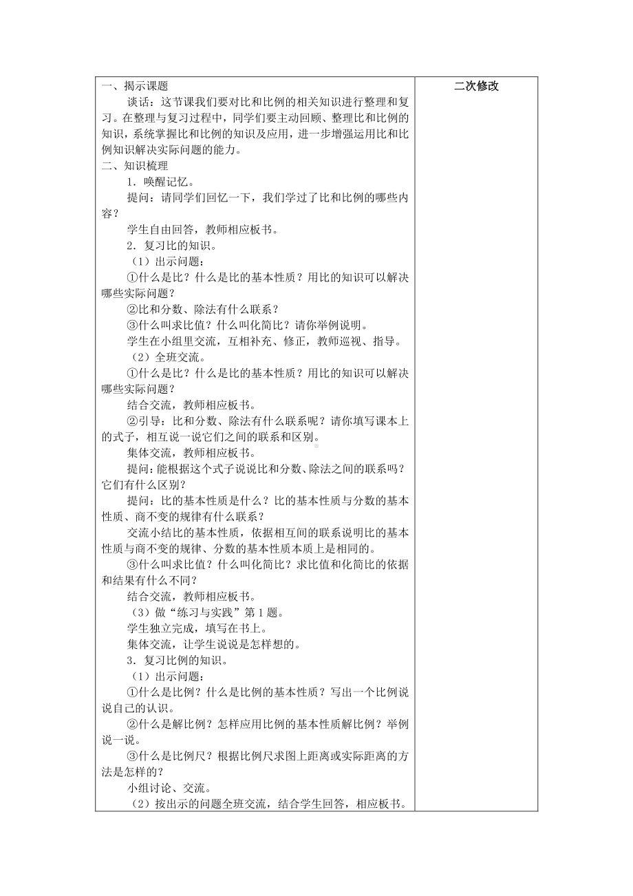 六年级数学下册教案：6正比例和反比例（苏教版）(12).docx_第2页