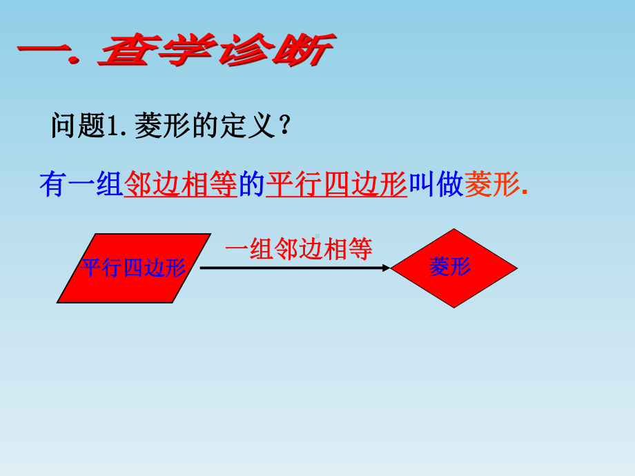 2020-2021学年人教版数学八年级（下册）18.2.2菱形-课件(2).ppt_第3页