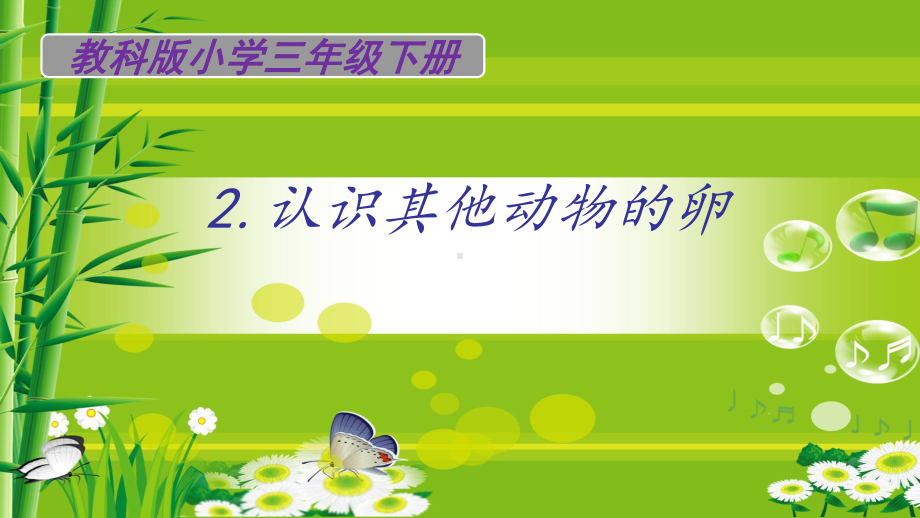 杭州新教科版三年级下册科学2.2《认识其他动物的卵》教学课件.ppt_第1页