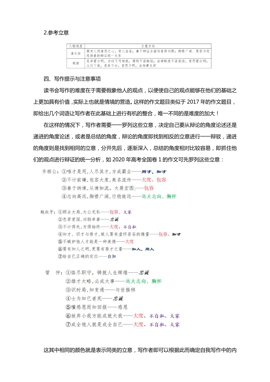 2021届高考作文名师大课堂：教你写好讨论稿（解题、指导及佳作）.docx_第3页