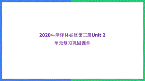 （2021新教材）牛津译林版必修第三册英语Unit 2 重点词汇、句型、语法（复习） ppt课件.ppt