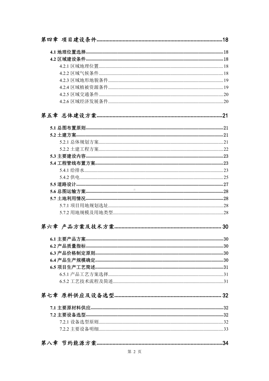 硅锶孕育剂生产建设项目可行性研究报告.doc_第3页