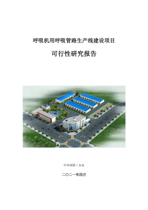 呼吸机用呼吸管路生产建设项目可行性研究报告.doc