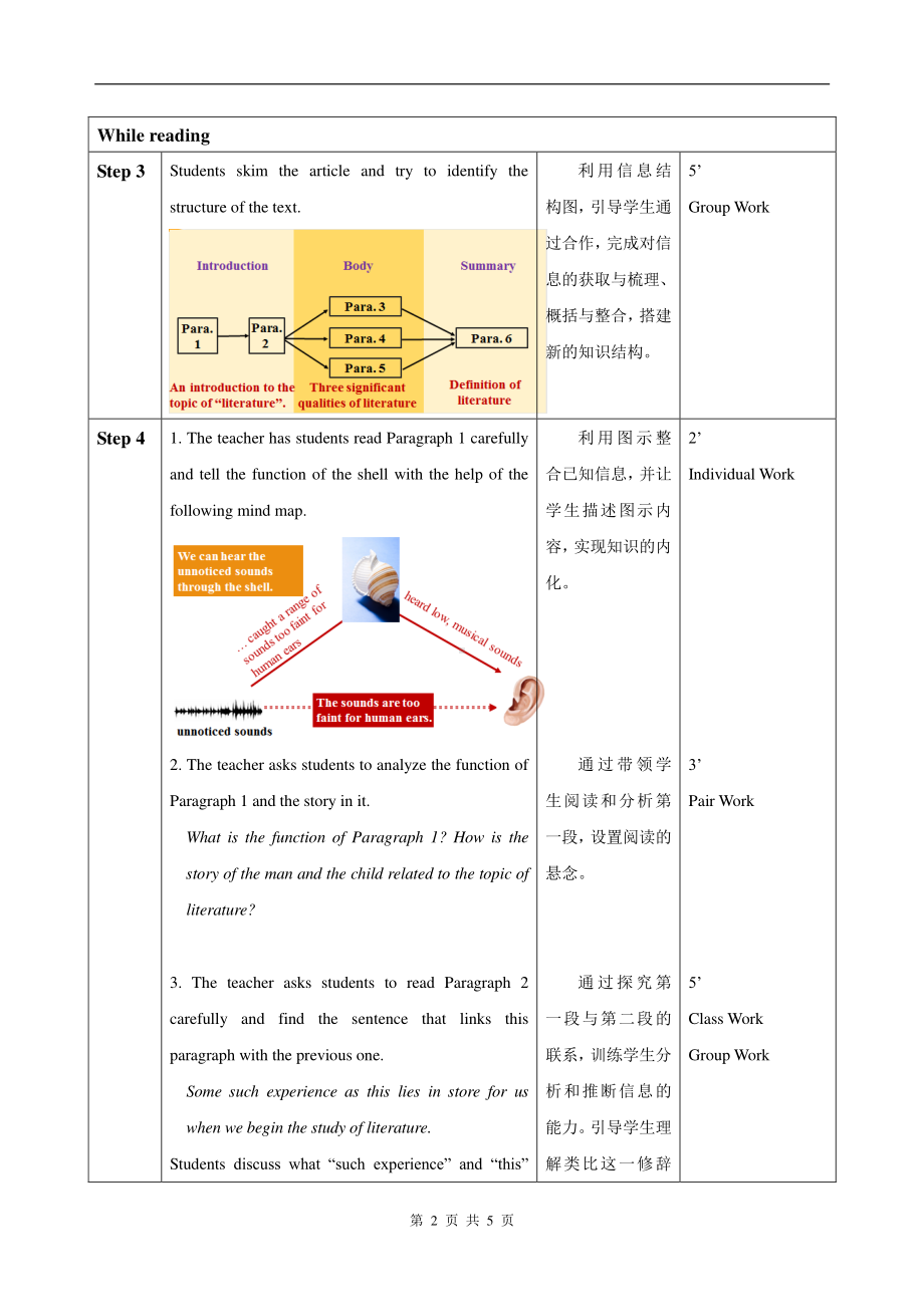 (2021新版)牛津译林版必修二英语Unit4 Reading1教学设计.doc_第2页