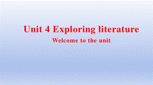 (2021新版)牛津译林版必修二英语Unit4 Welcome to the unit &reading1ppt课件.pptx