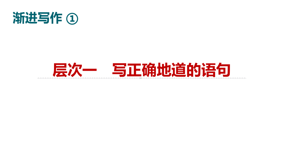 2021届高考英语二轮专题复习-应用文写作1. 写正确地道的句子（21张）.pptx_第1页