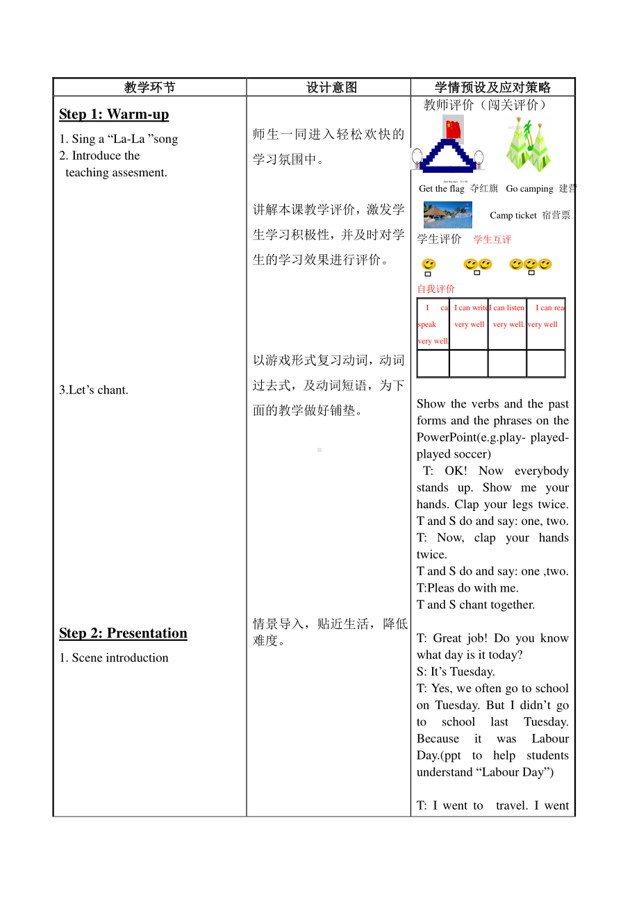 教科EEC版五下Unit7 How Are You Feeling Now -Class 4Textbook p.68－69-教案、教学设计--(配套课件编号：168e7).doc_第3页