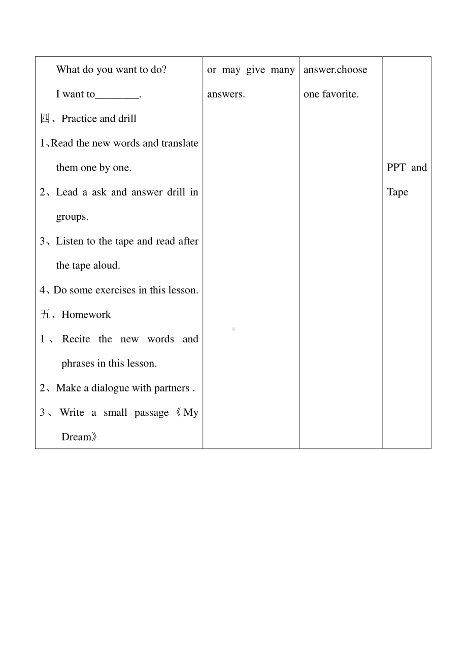 教科EEC版五下Unit2 What Do You Want to Be -Class 3 Textbook p.16-17-教案、教学设计--(配套课件编号：715a1).docx_第3页